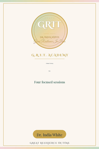 G.R.I.T. Academy — 4-Session Tutoring Pack