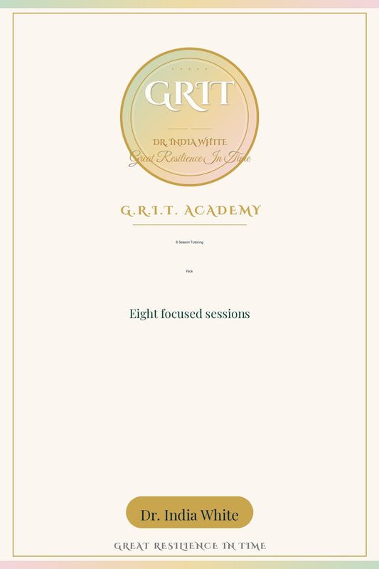 G.R.I.T. Academy — 8-Session Tutoring Pack
