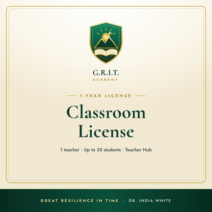 G.R.I.T. Academy: Classroom License