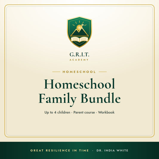 G.R.I.T. Academy: Homeschool Family Bundle
