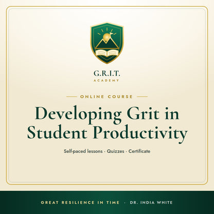 G.R.I.T. Academy: Developing Grit in Student Productivity