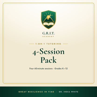 G.R.I.T. Academy 4-Session Tutoring Pack
