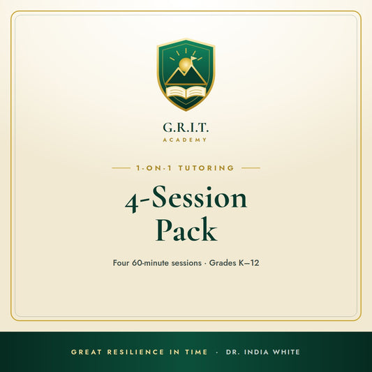 G.R.I.T. Academy 4-Session Tutoring Pack