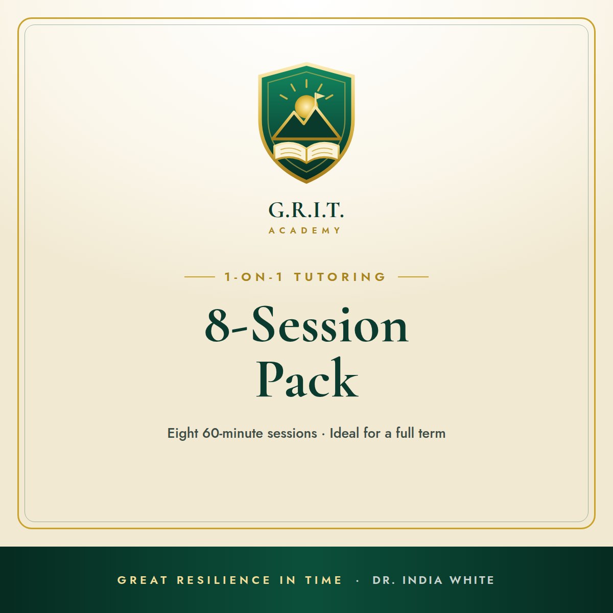 G.R.I.T. Academy 8-Session Tutoring Pack