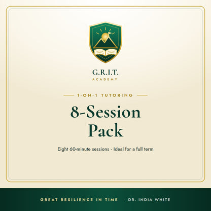 G.R.I.T. Academy 8-Session Tutoring Pack