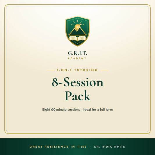 G.R.I.T. Academy 8-Session Tutoring Pack