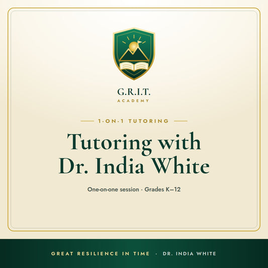 Tutoring with Dr. India White